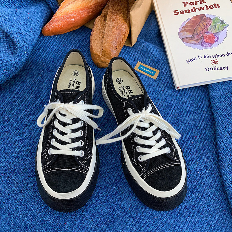 Γυναικεία Παπούτσια Πλατφόρμας Καλοκαίρι 2022 Νέα Μόδα Γυναικεία Παπούτσια Casual Παπούτσια από μονόχρωμο καμβά Γυναικεία παπούτσια Casaul Αθλητικά παπούτσια