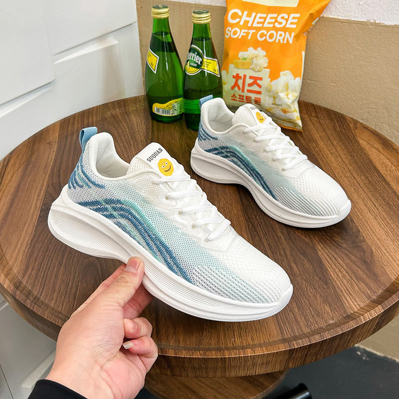 2023 Γυναικεία πάνινα παπούτσια για τρέξιμο Άνοιξη Καλοκαίρι Αθλητικά παπούτσια για τρέξιμο που αναπνέουν Γυναικεία παπούτσια τένις Καλάθια Femme Compensées