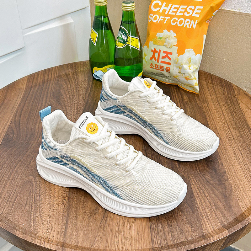 2023 Γυναικεία πάνινα παπούτσια για τρέξιμο Άνοιξη Καλοκαίρι Αθλητικά παπούτσια για τρέξιμο που αναπνέουν Γυναικεία παπούτσια τένις Καλάθια Femme Compensées