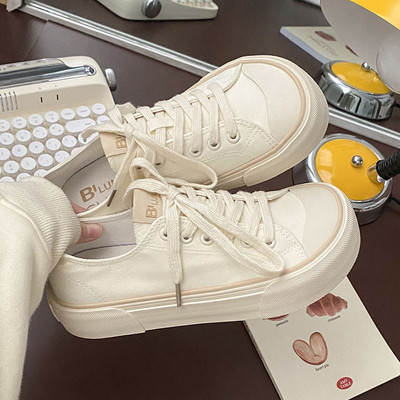 Дамски платнени обувки Удобни универсални корейски стил Нова мода Пролетни и летни маратонки за момичета Ins Ежедневни дамски обувки