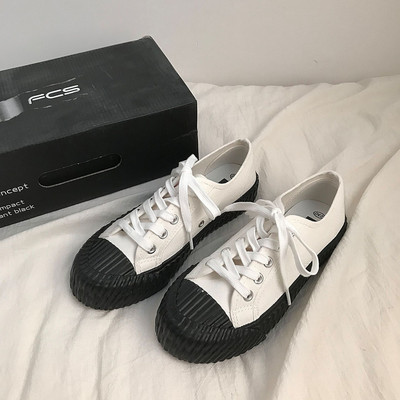 Moodsad tossud Naiste lõuendjalatsid Klassikalised retrostiilis Naised Vulkaniseerivad kingad Naiste vabaaja jalanõud Naissoost tudengitrennid