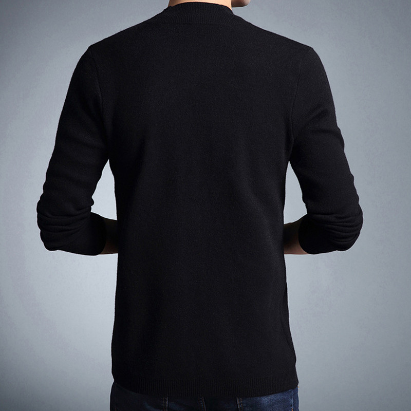 Meeste kevad-sügismood õhukesed kampsunmantlid Meeste Slim Fit V-kaelusega kardigan riided Meeste vabaaja kootud jakid