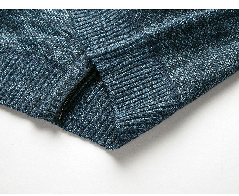 Novi ležerni visokokvalitetni kardigan Muški pleteni pulover Zimska odjeća Muška pletena jakna Kaput