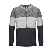 Meeste kampsunid sügistalv soe kašmiir kunstkarusnahk villane kardigan mantlid lukuga kampsunid jakid meeste vabaaja kudumid kampsun