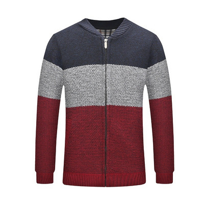 Meeste kampsunid sügistalv soe kašmiir kunstkarusnahk villane kardigan mantlid lukuga kampsunid jakid meeste vabaaja kudumid kampsun