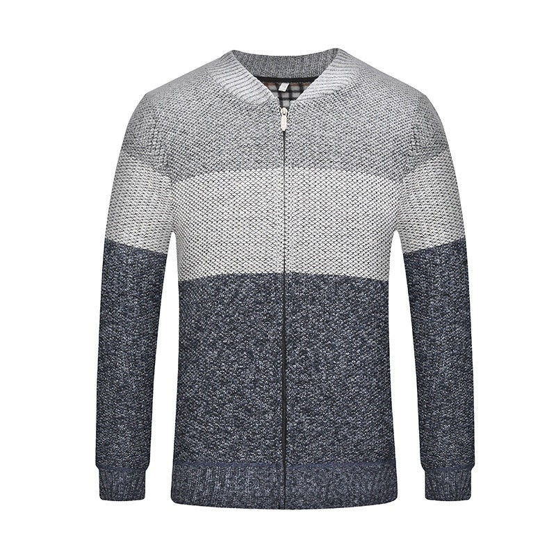 Meeste kampsunid sügistalv soe kašmiir kunstkarusnahk villane kardigan mantlid lukuga kampsunid jakid meeste vabaaja kudumid kampsun