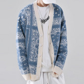 Jaapani etniline mood Kampsun Tänavarõivad Harajuku vabaaja kampsun Meeste rõivad Kampsun Retro avar paar meeste rõivad