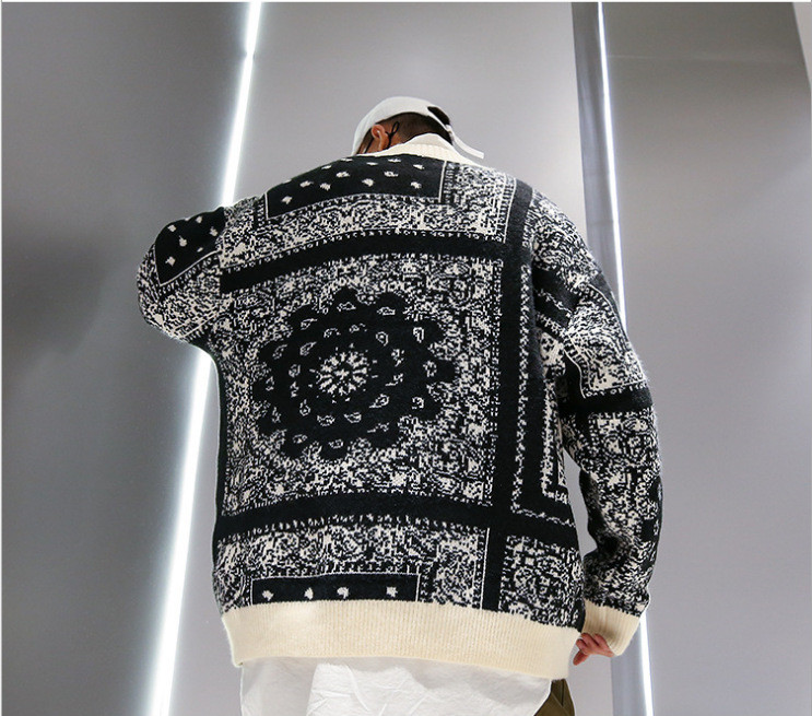 Jaapani etniline mood Kampsun Tänavarõivad Harajuku vabaaja kampsun Meeste rõivad Kampsun Retro avar paar meeste rõivad