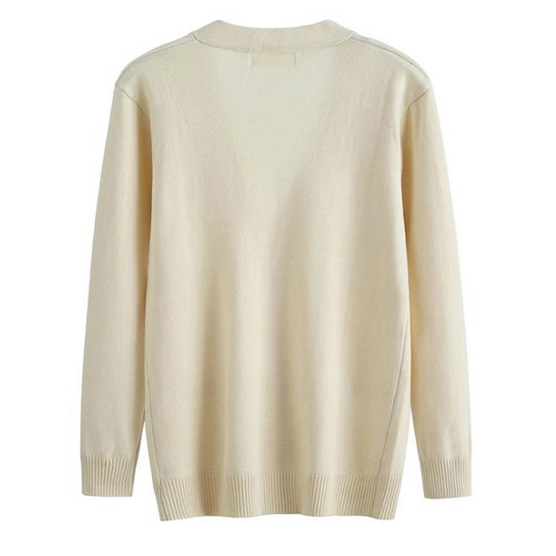 Korejski kardigan muški džemper pleteni gornji dio muške odjeće tamnoplavi džemper dugih rukava s v izrezom oversize džemper jakna muški kaput