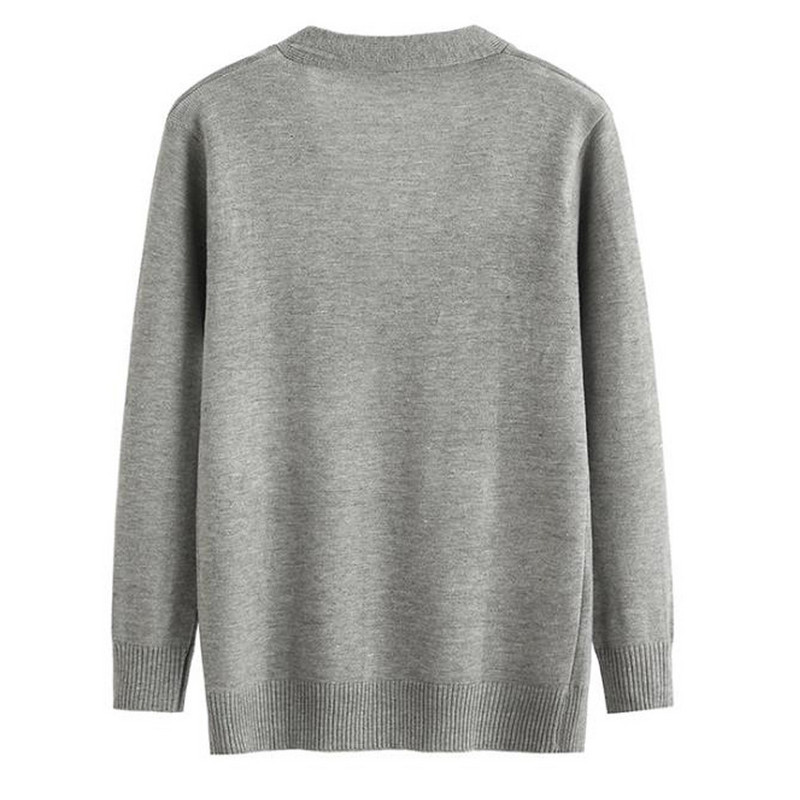 Korejski kardigan muški džemper pleteni gornji dio muške odjeće tamnoplavi džemper dugih rukava s v izrezom oversize džemper jakna muški kaput