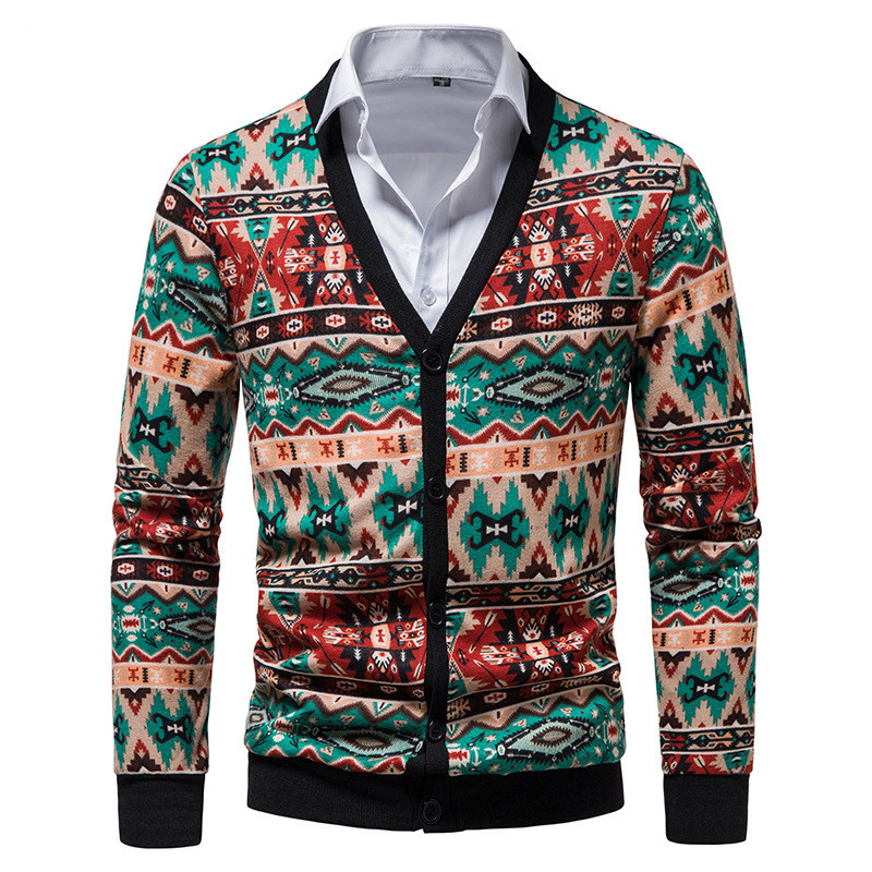 Vintage mustriga kootud kašmiirkardigan meeste 2022 brändi Slim Fit Casual V kaelusega vabaaja kampsun meeste kampsun Hombre xxl