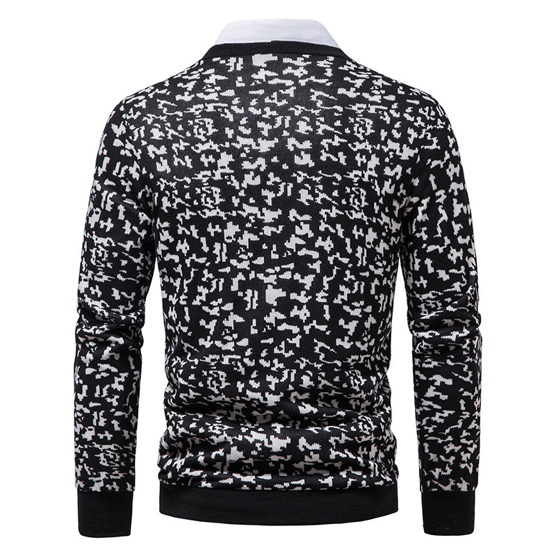 Vintage mustriga kootud kašmiirkardigan meeste 2022 brändi Slim Fit Casual V kaelusega vabaaja kampsun meeste kampsun Hombre xxl