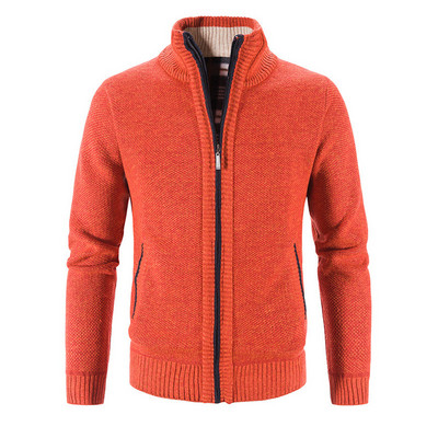 Novi proljetni jesenski pleteni pulover muški modni uski kardigan muški kauzalni džemperi kaputi jednobojni kardigan s jednim kopčanjem muški