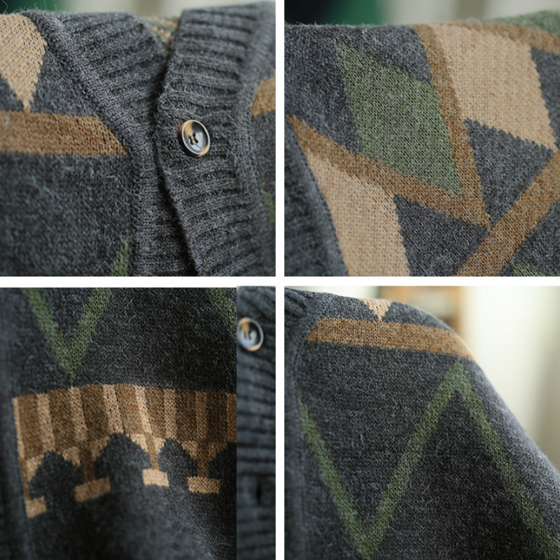 Πουλόβερ Harajuku Oversize Streetwear Κορεατική Μόδα Ζακέτα Πουλόβερ για Άντρες Πλεκτό Παλτό Πουλόβερ Ανδρική Ζακέτα Masculino