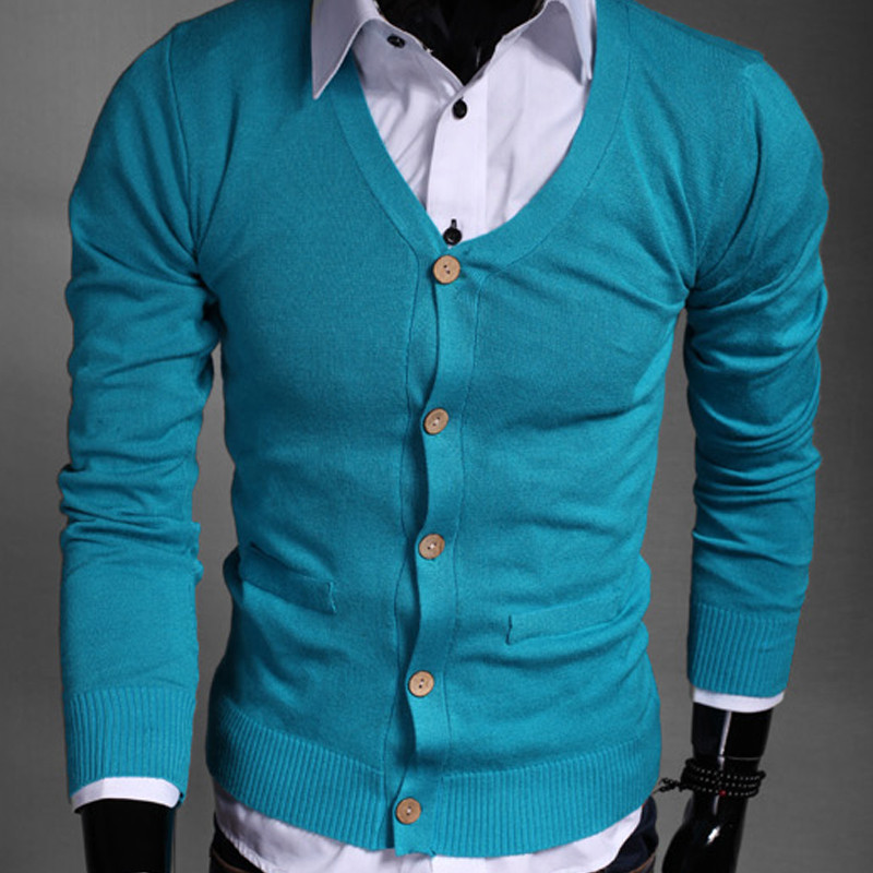 Φθινοπωρινό βαμβακερό πουλόβερ ανδρική ζακέτα Casual μακρύ μακρυμάνικο ανδρική ζακέτα πλεκτή ανδρική ζακέτα Plus μέγεθος Λεπτό με λαιμόκοψη V Ανδρικό πουλόβερ 3XL