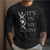 Majice s dugim rukavima s natpisom za muškarce Pamučna majica s printom Prevelika odjeća za starce Ulična odjeća Vintage Top majica kratkih rukava Muška odjeća