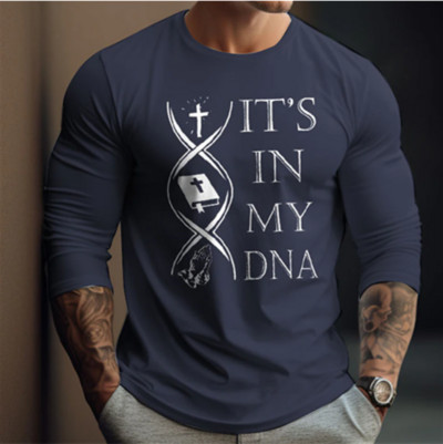 Majice s dugim rukavima s natpisom za muškarce Pamučna majica s printom Prevelika odjeća za starce Ulična odjeća Vintage Top majica kratkih rukava Muška odjeća