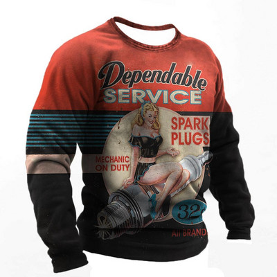 Vintage pamučna majica kratkih rukava za muškarce Route 66 majice dugih rukava s printom Outdoor Biker T-shirt Oversized Tee Shirt Muška motociklistička odjeća