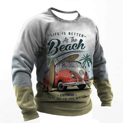 Vintage pamučna majica kratkih rukava za muškarce Route 66 majice dugih rukava s printom Outdoor Biker T-shirt Oversized Tee Shirt Muška motociklistička odjeća