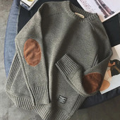 Ανδρικά πουλόβερ 2023 Χειμερινό νέο στυλ χοντρό ζεστό πουλόβερ ανδρικό νεανικό πουλόβερ με λαιμόκοψη φθινόπωρο Ανδρικά μάλλινα πουλόβερ μέγεθος M-5XL