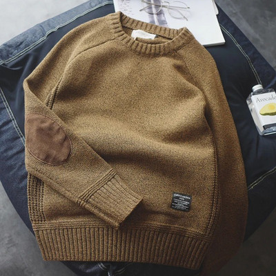 Ανδρικά πουλόβερ 2023 Χειμερινό νέο στυλ χοντρό ζεστό πουλόβερ ανδρικό νεανικό πουλόβερ με λαιμόκοψη φθινόπωρο Ανδρικά μάλλινα πουλόβερ μέγεθος M-5XL