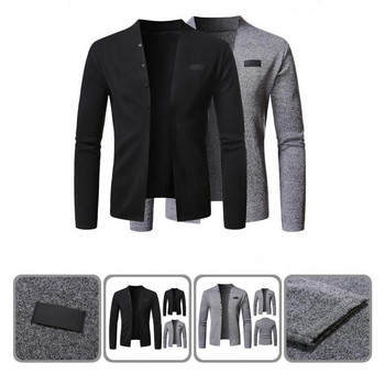 Απλή ανδρική ζακέτα Slim Comfy πουλόβερ Casual ανδρικό φούτερ Πλεκτό παλτό ζακέτα