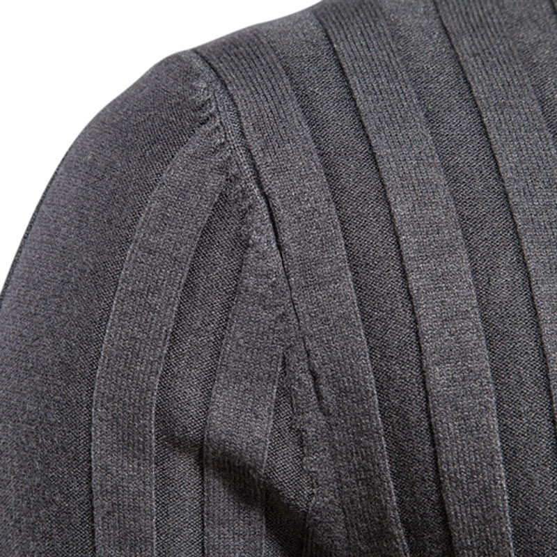Χειμερινό ανδρικό πουλόβερ πουλόβερ με ψηλό γιακά πλεκτό ανδρικό πουκάμισο με ζεστό πάτο MY705