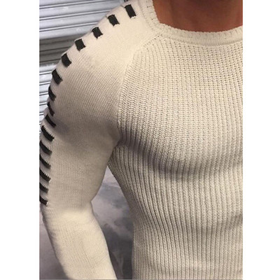 2023. aasta uus sügistalvine puuvillane kampsun, meeste pullover, vabaaja džemper meestele, õhukese kaelusega kudumid, kootud püksid, suurus S-XXXL MY281