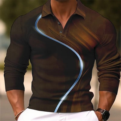 2023. aasta meeste pikkade varrukatega polo ühevärvilised moetriibud, meeste äririided, särk, nööp, polopluus, golf, pikkade varrukatega, sita mees