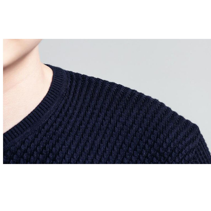 Meeste vabaaja nööbiga V-kaelusega sviiter Kevad sügis Slim Fit pikkade varrukatega ühevärviline kootud särgi kampsunid top MY745