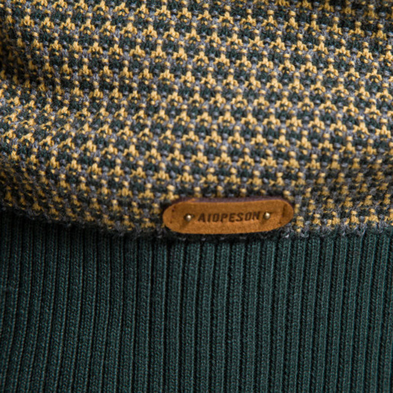 Ανδρικά φθινοπωρινά καινούργια πουλόβερ Πουλόβερ με λαιμόκοψη Ρούχα Μόδα Χρώμα Συνονθύλευμα Streetwear Παλτό Ανδρικά καθημερινά πλεκτά μπλουζάκια MY709