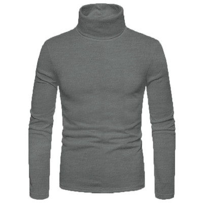 Kampsun Õhuke veniv õhuke pikkade varrukatega T-särk 2023 Meeste Sügisene kaelusega Pullover Ühevärviline Meeste T-särk Topid Riietus MY235