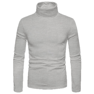 Kampsun Õhuke veniv õhuke pikkade varrukatega T-särk 2023 Meeste Sügisene kaelusega Pullover Ühevärviline Meeste T-särk Topid Riietus MY235