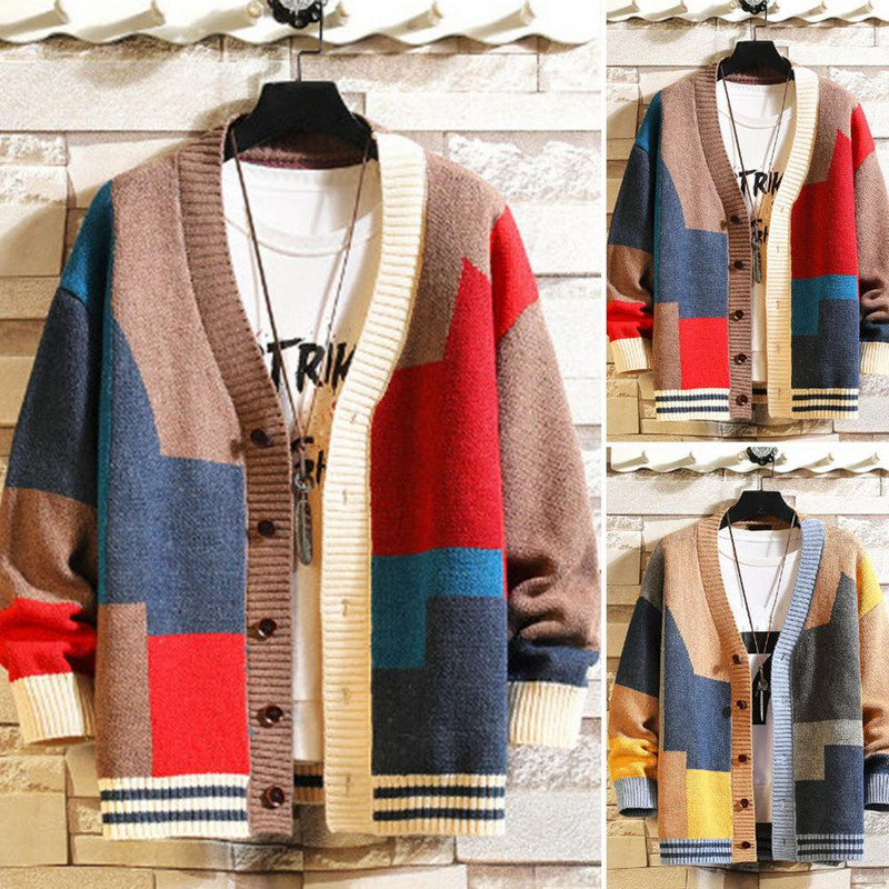 2022. aasta tippklassi uus sügistalv disainer Luksuslik mood Kootud kardiganid Kampsunid Meeste vabaaja trendikad mantlid Jope Meeste riided