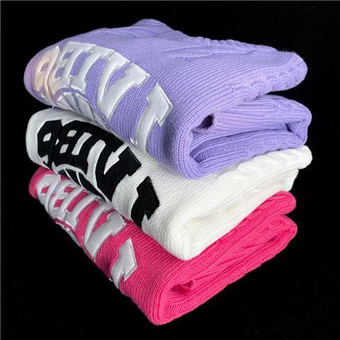 Πλεκτό πλεκτό πουλόβερ με πετσέτα αμερικανικής τάσης, ανδρικό και γυναικείο πουλόβερ με προσωπικότητα πουλόβερ