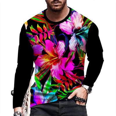 Fashion and Causal muška majica s printom dugih rukava