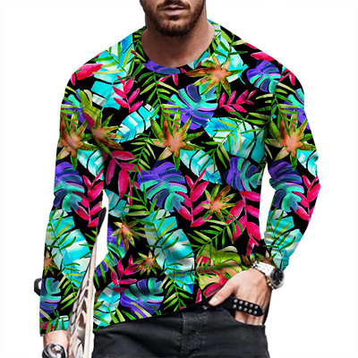 Fashion and Causal muška majica s printom dugih rukava