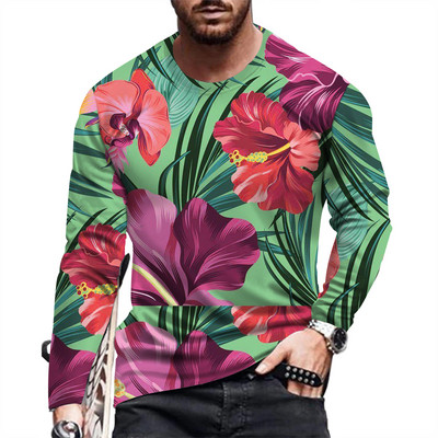 Fashion and Causal muška majica s printom dugih rukava