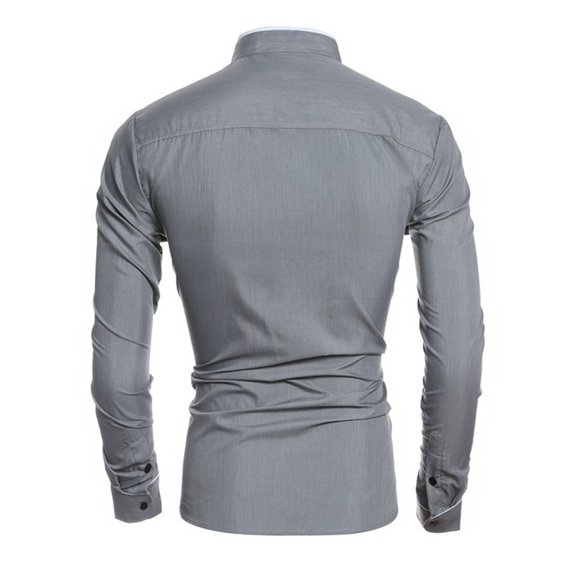 Luksuzna muška ležerna svečana košulja dugih rukava, uski kroj, poslovne košulje, gornji dijelovi