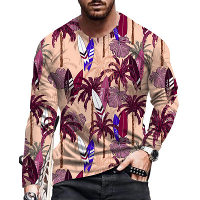 Ανδρικό μακρυμάνικο μπλουζάκι μόδας και casual