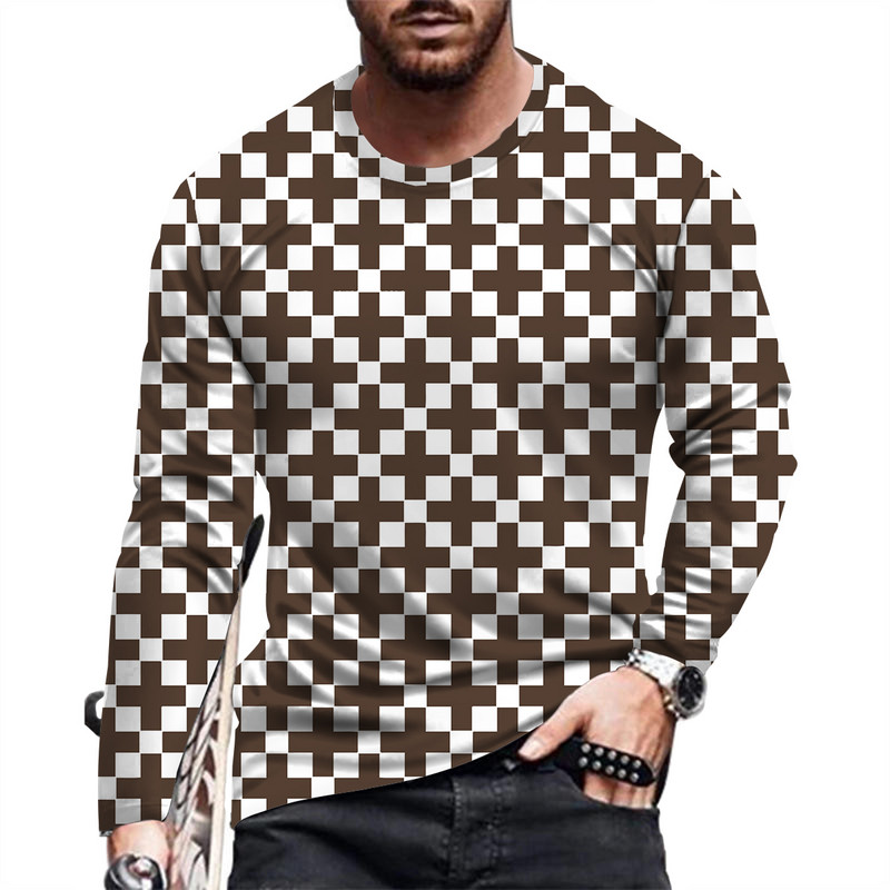 Μόδα και casual μακρυμάνικο μπλουζάκι με στάμπα