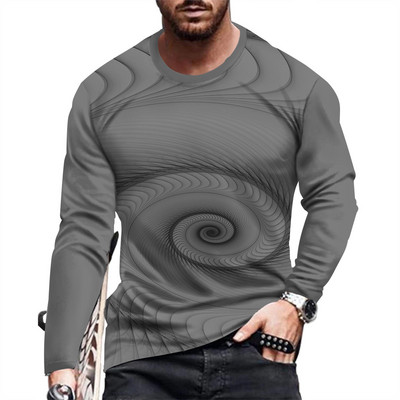 Pavasario ir rudens vyriški marškinėliai ilgomis rankovėmis