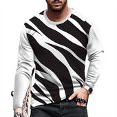 Ανδρικό μπλουζάκι με μοντέρνα και casual μακρυμάνικη προσωπικότητα