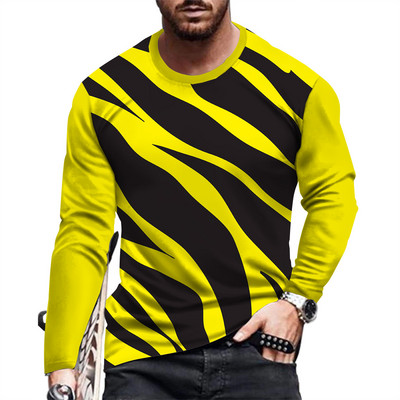 Ανδρικό μπλουζάκι με μοντέρνα και casual μακρυμάνικη προσωπικότητα