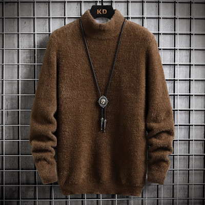 Kampsun, Meeste 2022. aasta talvine naaritsast kašmiirist pulloverid vabaaja kaelaga Pehme soe džemper, sügisene mohäärist kampsun, pull