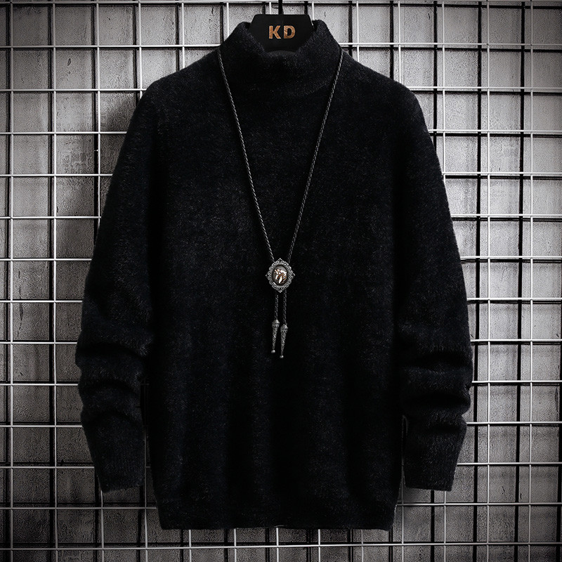 Kampsun, Meeste 2022. aasta talvine naaritsast kašmiirist pulloverid vabaaja kaelaga Pehme soe džemper, sügisene mohäärist kampsun, pull