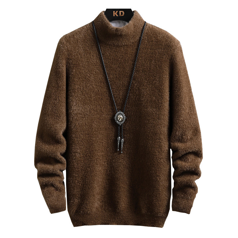 Kampsun, Meeste 2022. aasta talvine naaritsast kašmiirist pulloverid vabaaja kaelaga Pehme soe džemper, sügisene mohäärist kampsun, pull