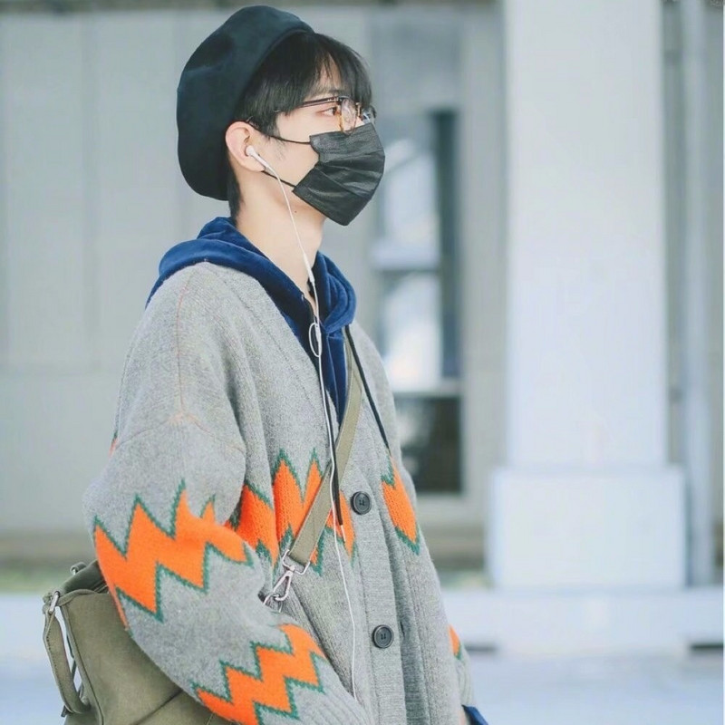 Xiao Zhani samas stiilis kampsun, meeste moepaar, laiska stiiliga kampsun, Korea versiooni avar mantel, uus tudengi kevad ja