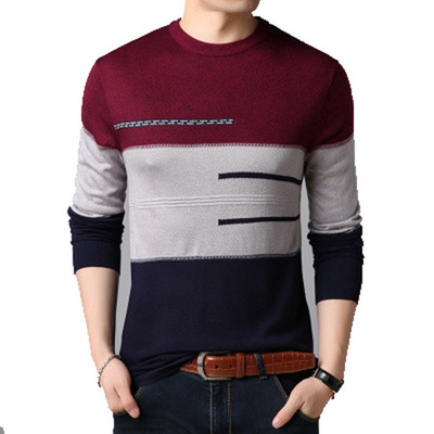 Bränd Meeste Pullover Kampsun Meeste Kootud Jersey Triibuline O-kraega kampsunid Meeste kudumid Riided Meeste vabaajarõivad MZL053