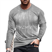 Proljetna i ljetna muška moda i ležerna majica dugih rukava